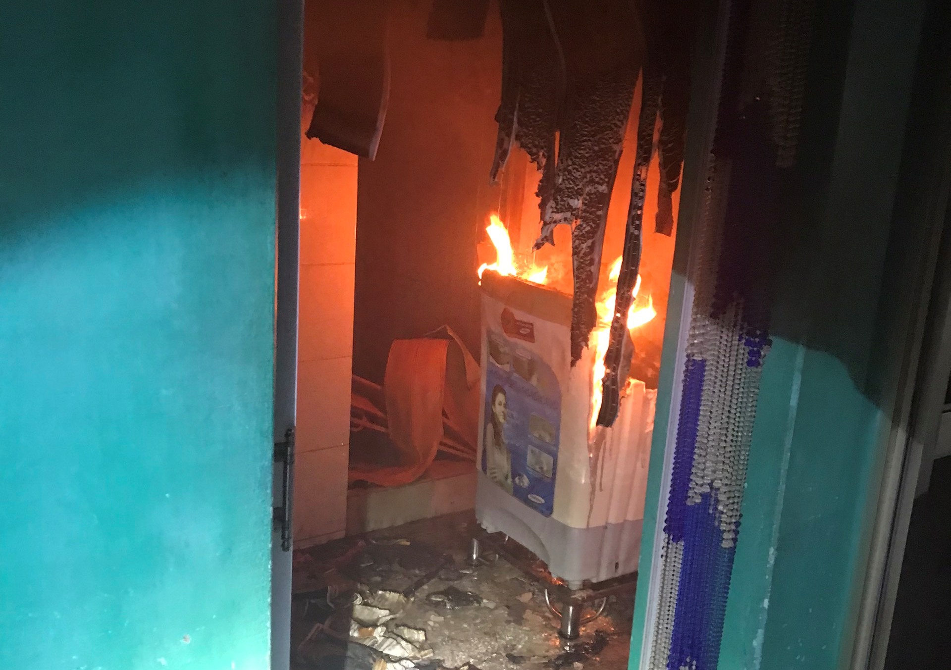 Thông tin về vụ cháy ở khu tập thể Tô Hiệu (quận Lê Chân)